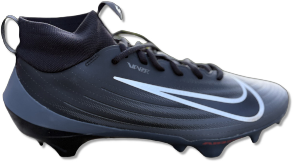 Nike Zoom Air Vapor Pro 1 Men's Size 10.5, Black Grey Football Cleats FB3298-002